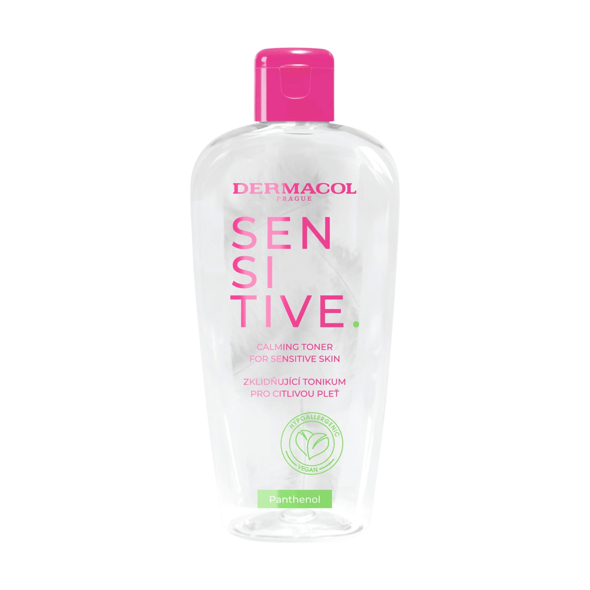 Заспокійливий тонік для обличчя Dermacol Sensitive з пантенолом, для чутливої шкіри, 200 мл